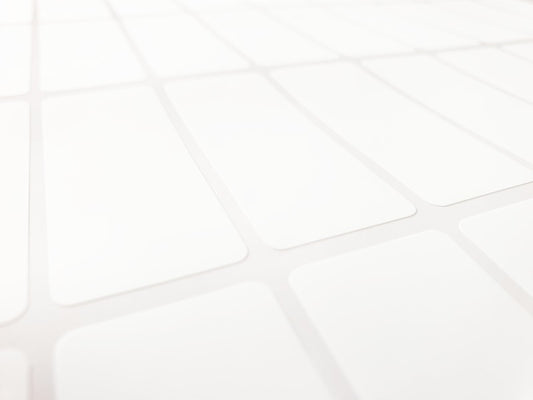 Naklejki na przyprawy do wypisania 45 szt., białe