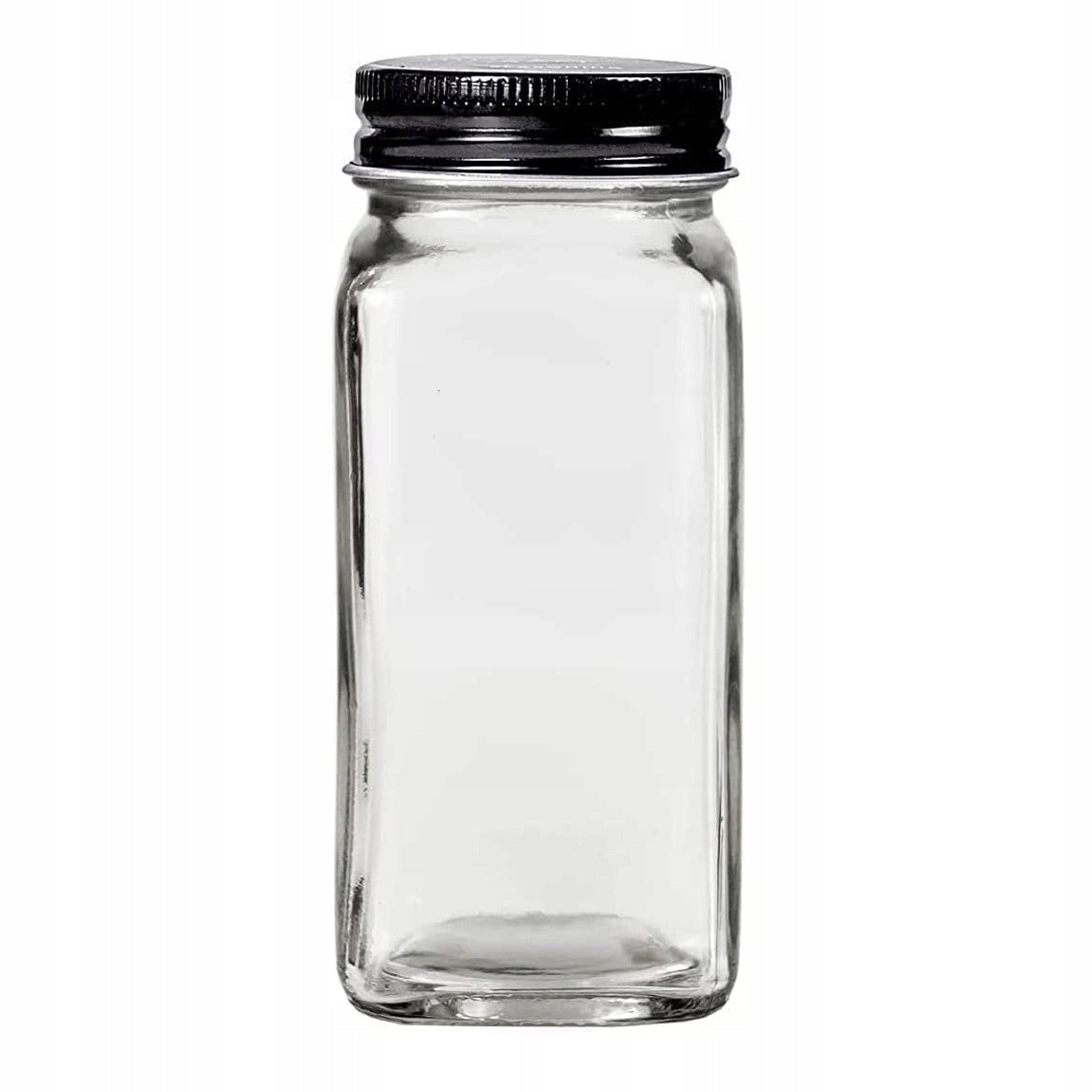 Zestaw 24 szklanych pojemników na przyprawy z naklejkami