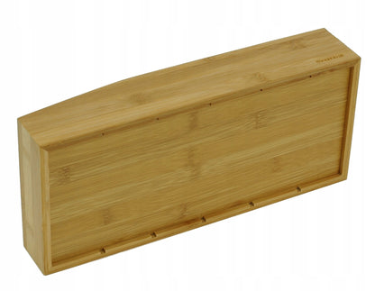 Organizer na przyprawy z 6 przegródkami, bambusowy