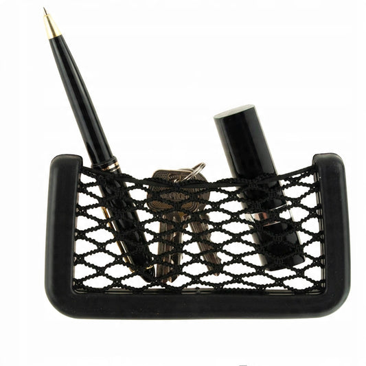 Organizer do samochodu siatka S, przyklejany, czarny