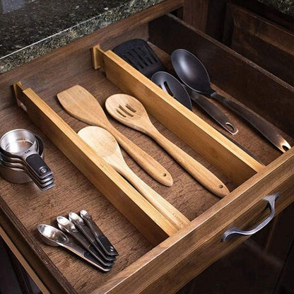 Przegródka do szuflady, separator, bambusowy